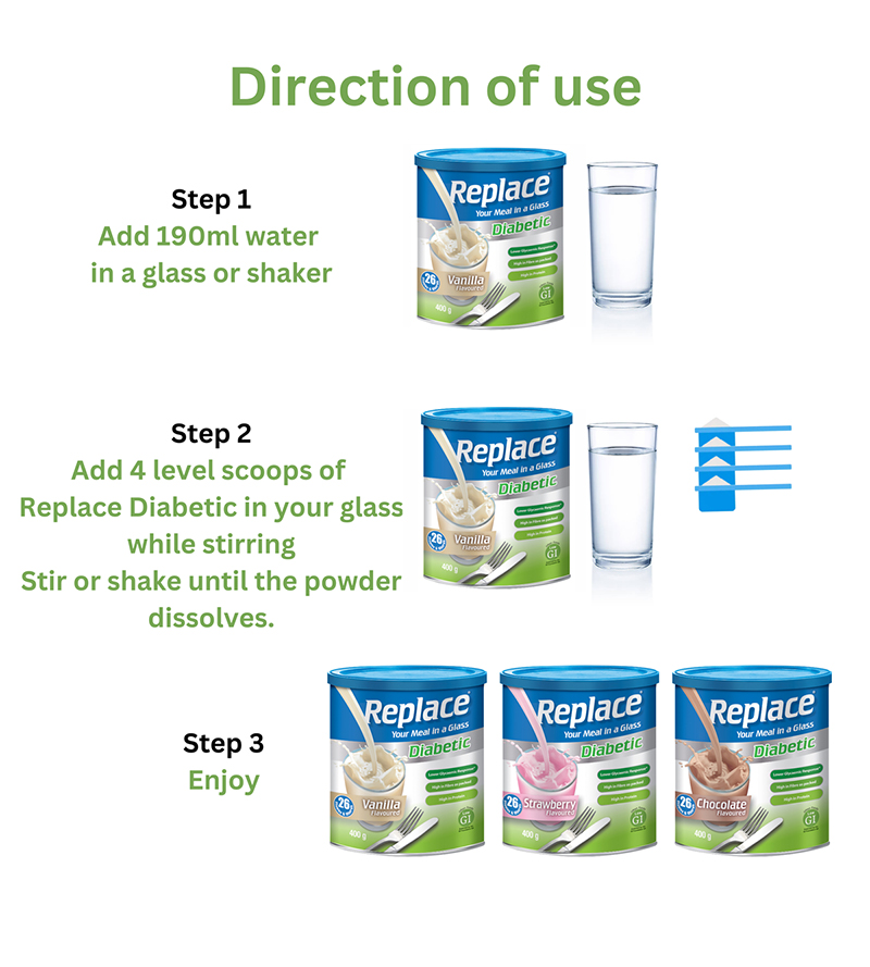 Replace Diabetic Vanilla – 400
