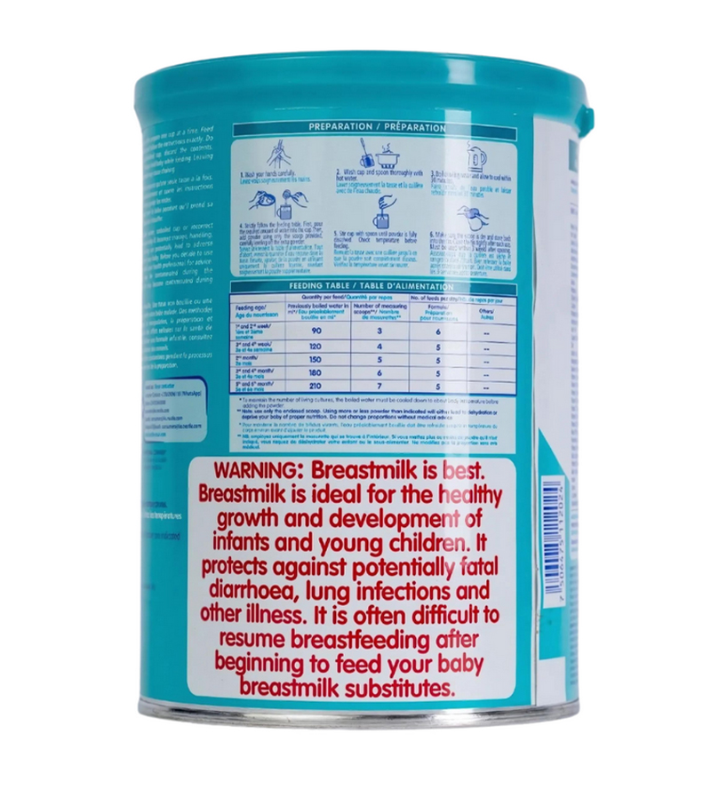 Nestle NAN 1 Optipro Baby Milk Powder Tin 400g 0-6m
