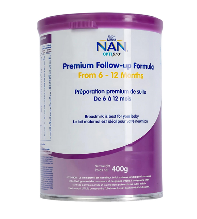 Nestle NAN 2 Optipro Baby Milk Powder Tin 400g 6-12m