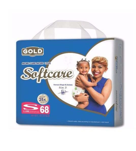 Softcare Diaper Gold Jumbo Small 68s (3-6kgs)
