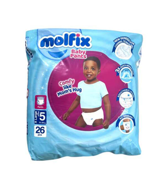 Molfix Pants Size 5 Junior (15-20kg) 26's