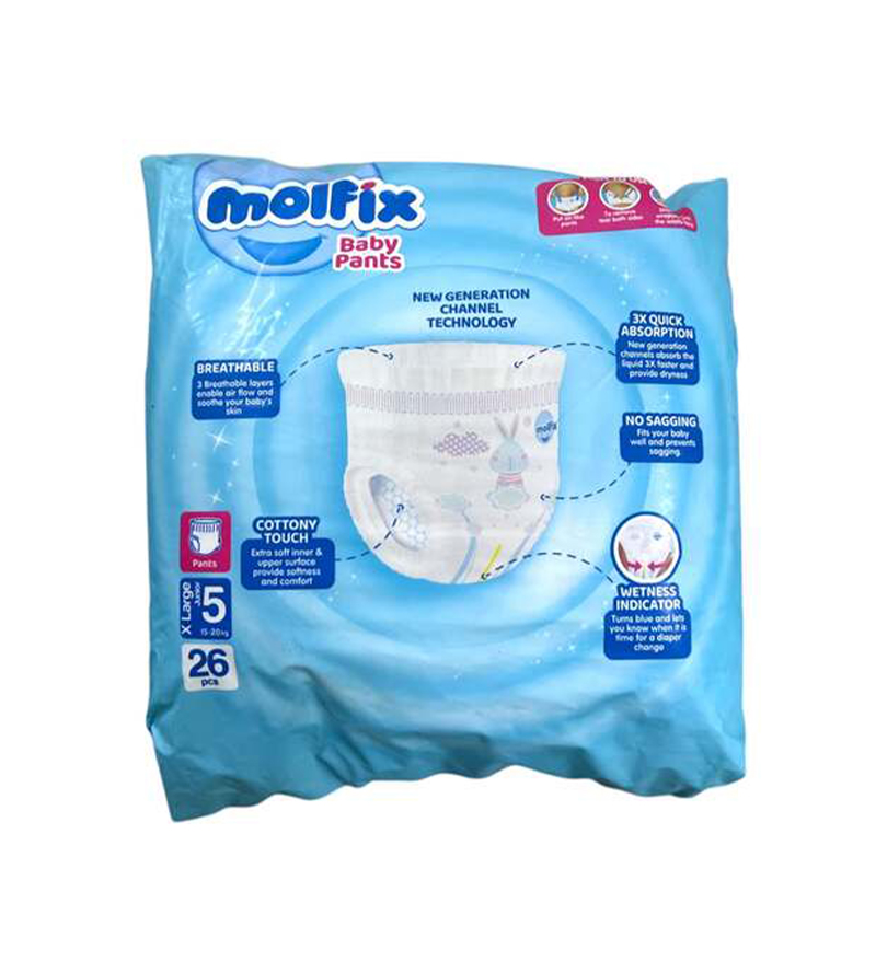 Molfix Pants Size 5 Junior (15-20kg) 26's - Image 3