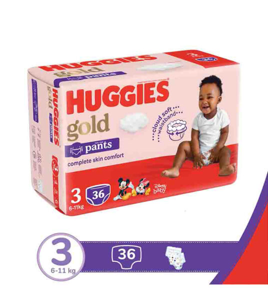 Huggies Gold Pants Size 3 36's