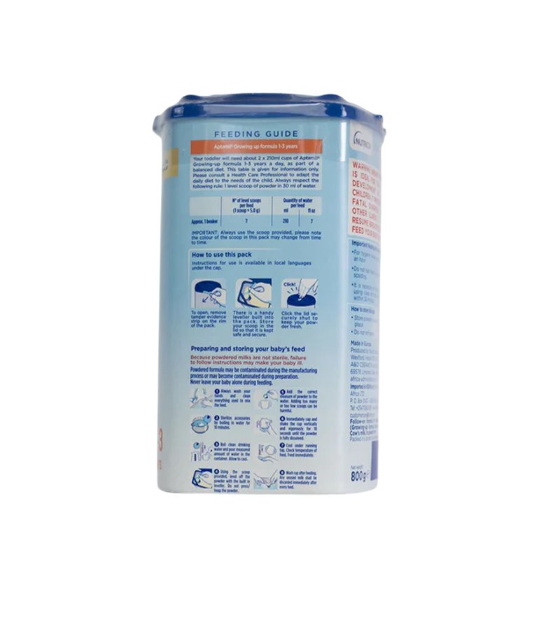 Aptamil Growing up Formula 800g Age- 12 Months to 3 Years
