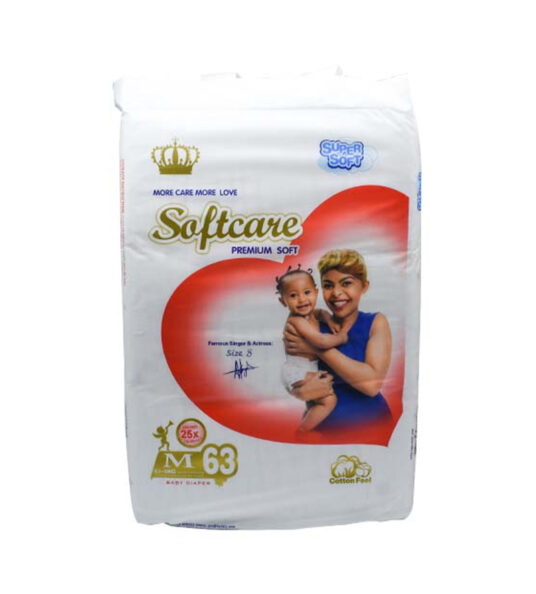 Softcare Premium Diaper Jumbo Midi 63s(6-9kgs)
