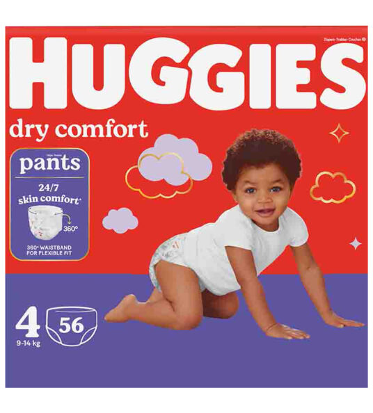 Huggies Dry Comfort Pants Size 4 56s